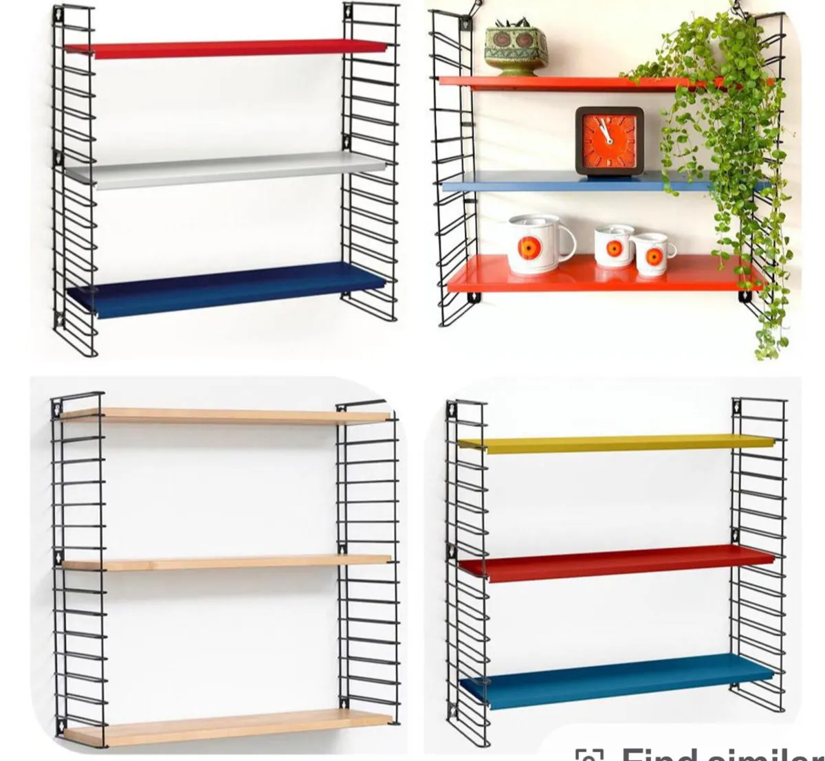 Vintage Retro spaceage shelving c1960 - Image 4