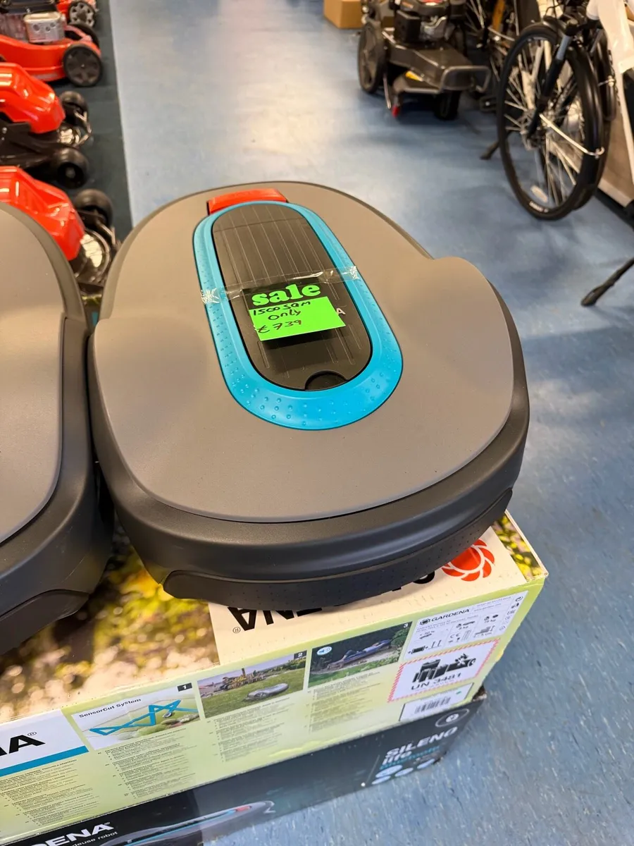 New Gardena Sileno 1500sqm robotic lawnmower
