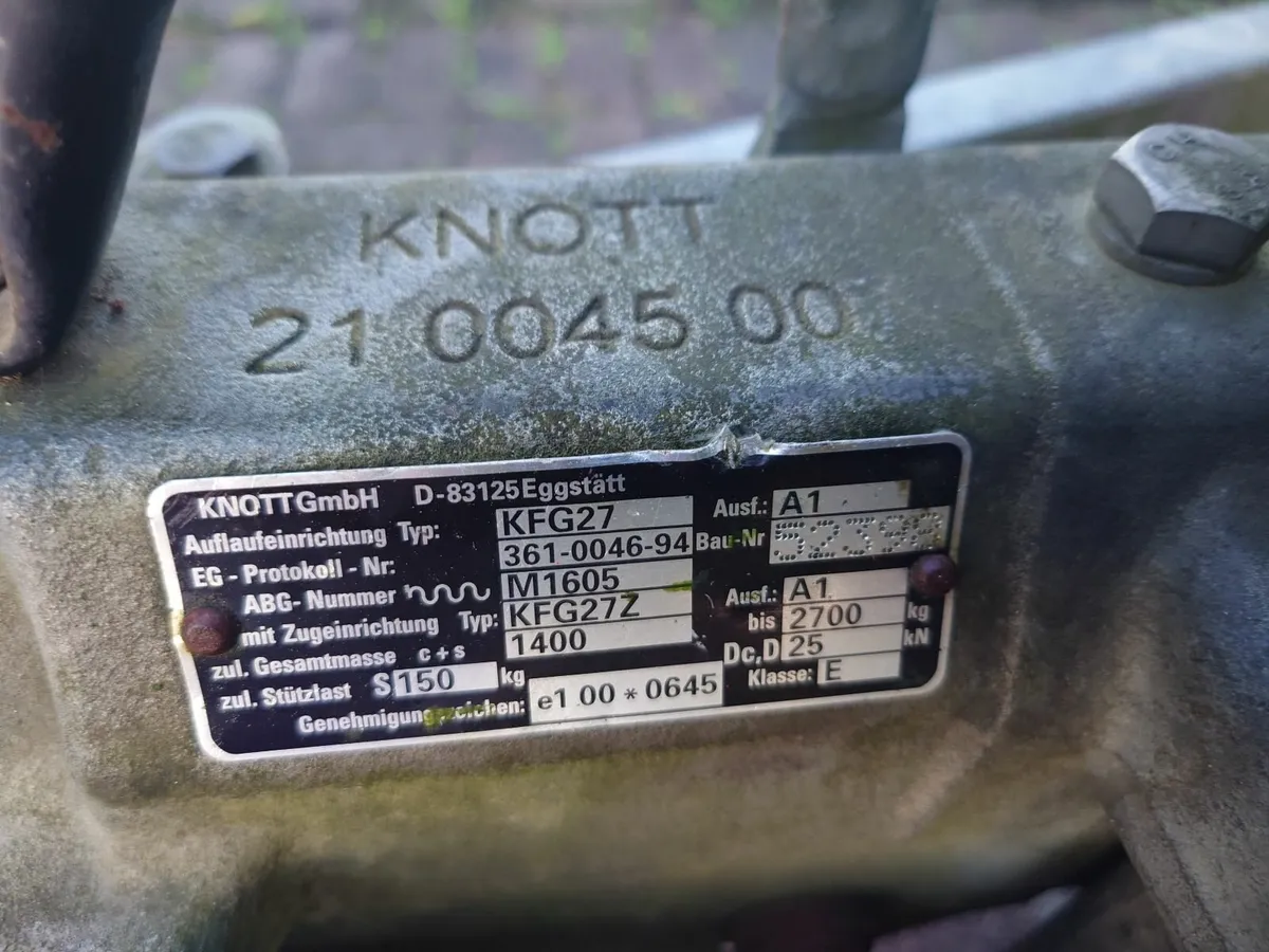 Trailer 8ft x 4ft Ivor Williams twin axle - Image 3