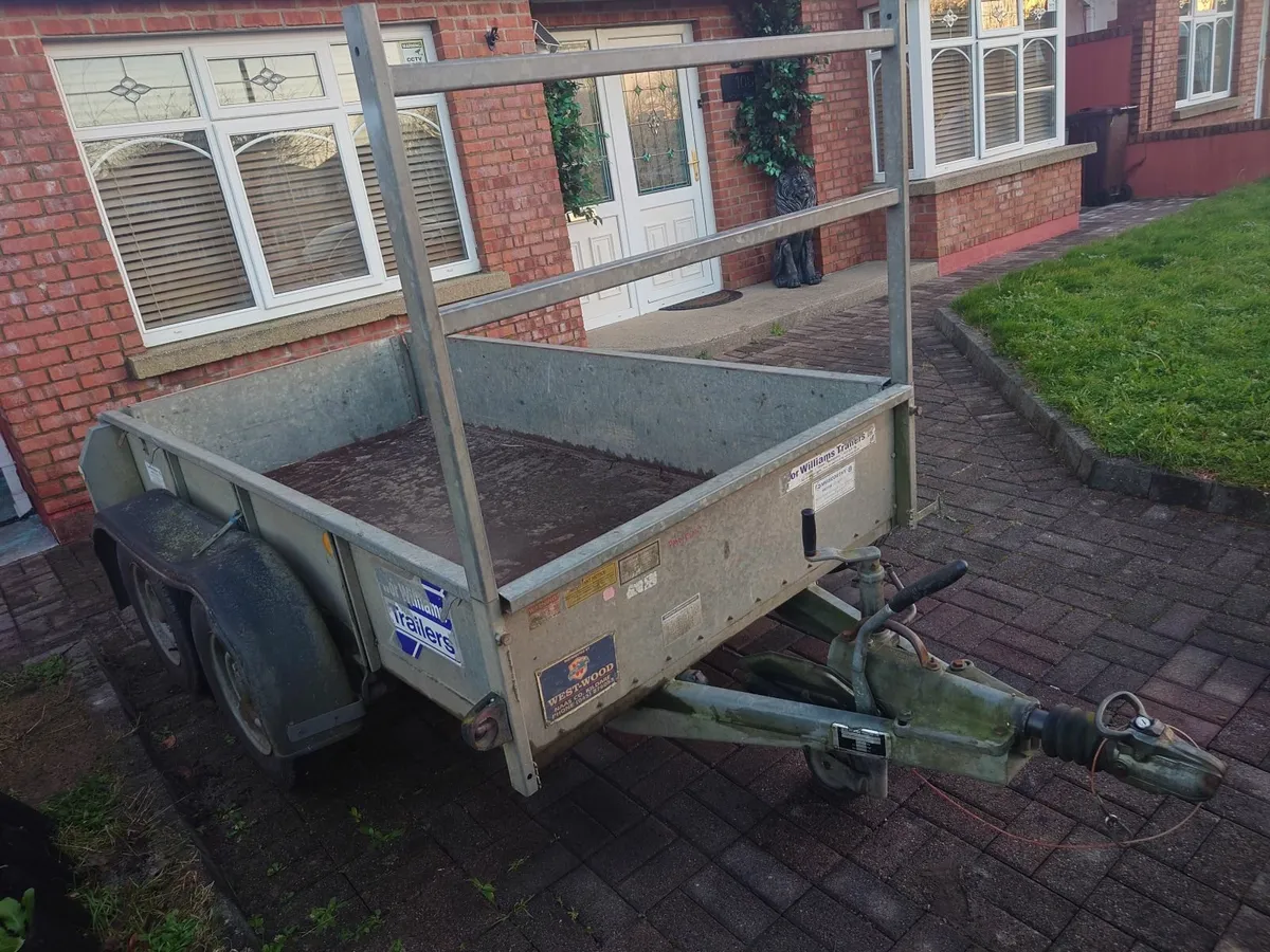 Trailer 8ft x 4ft Ivor Williams twin axle - Image 1