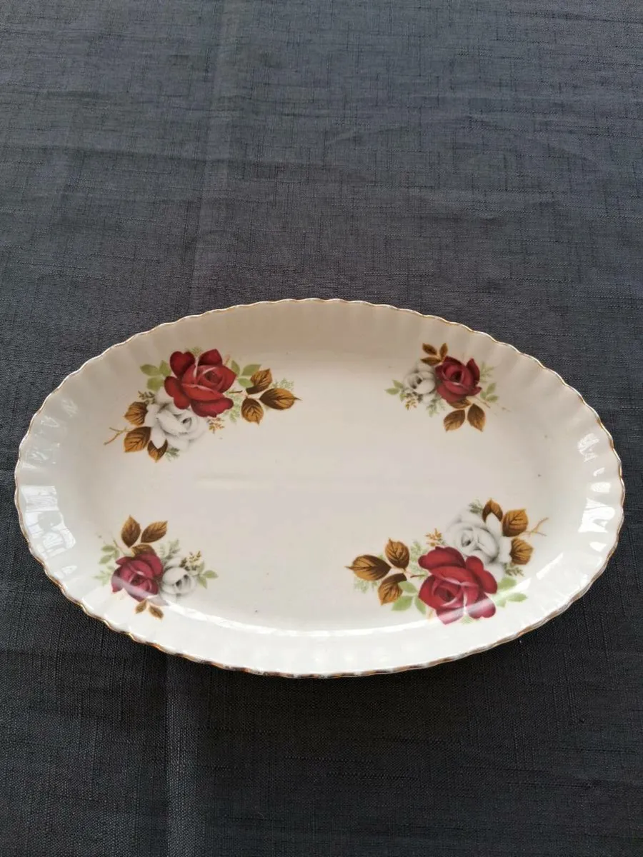 Romania Fine China Oval Plate - Image 1