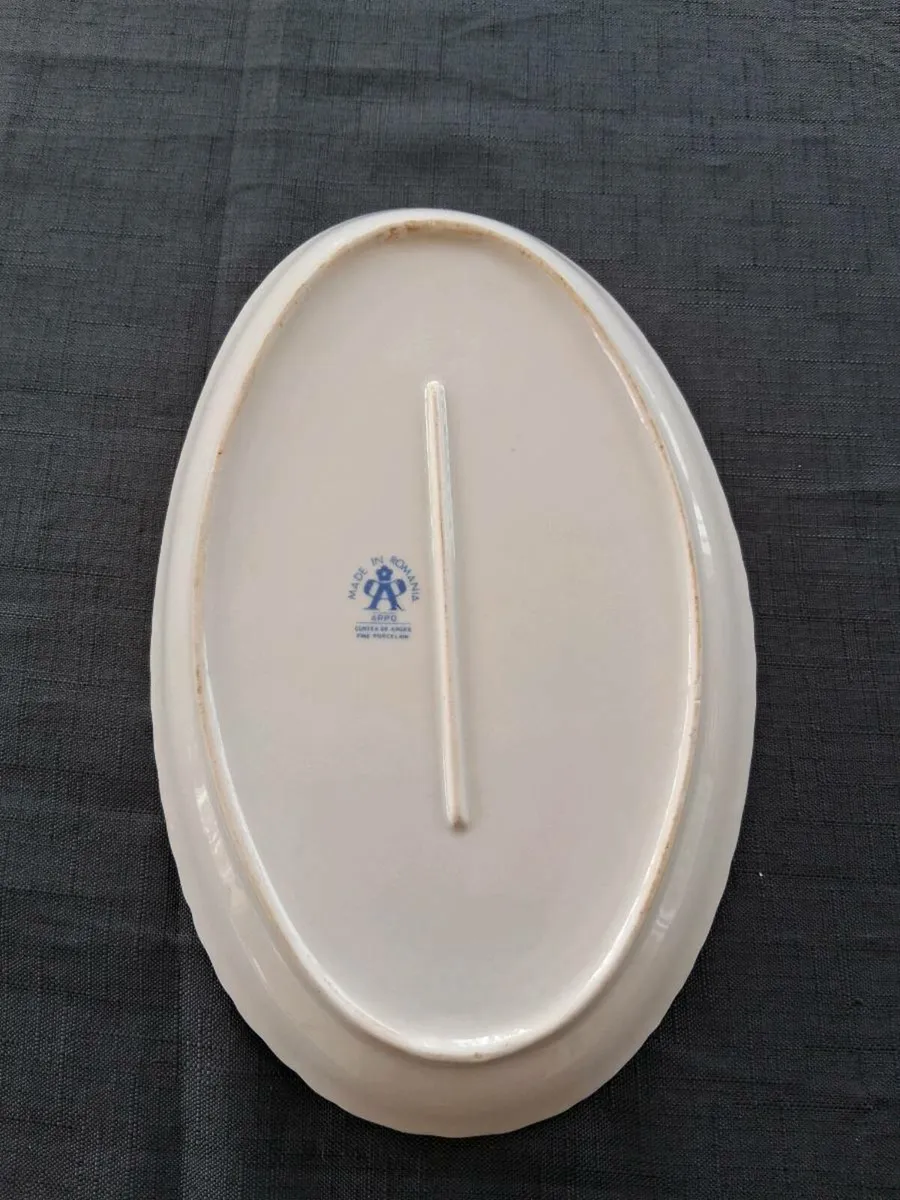 Romania Fine China Oval Plate - Image 2
