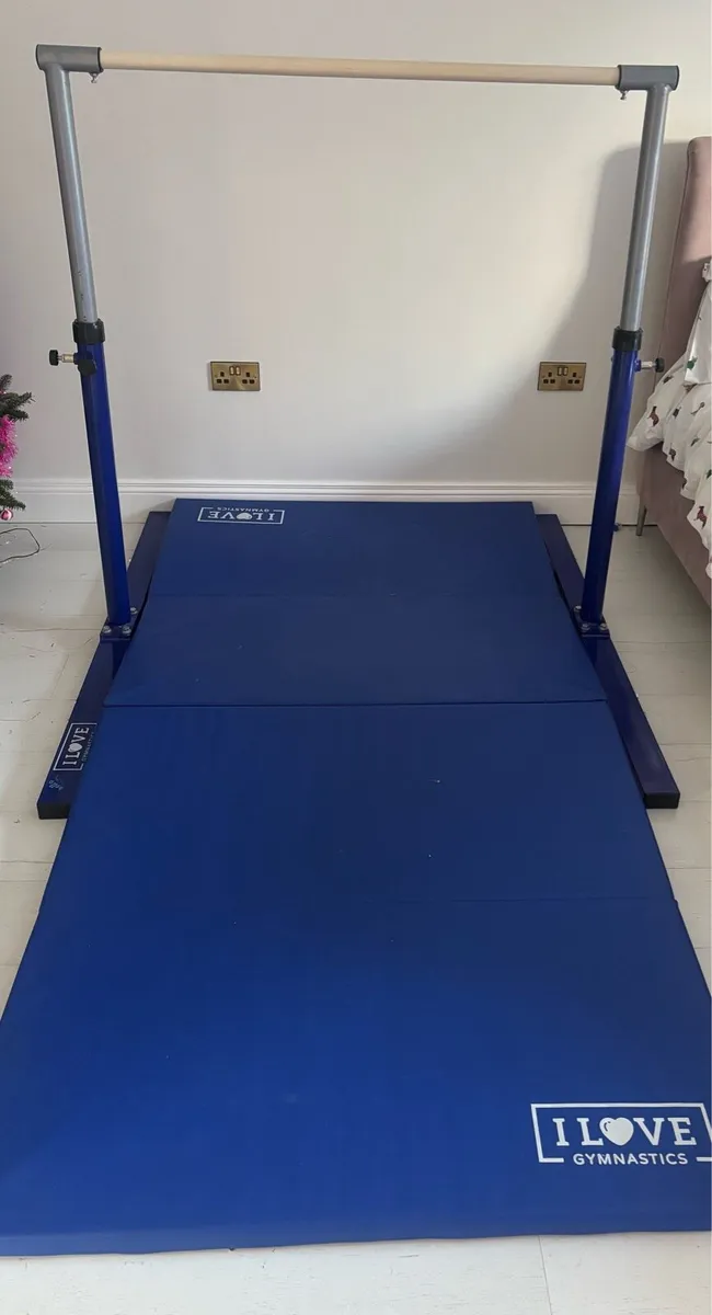 I Love Gymnastics  Bar and Gymnastics Mat