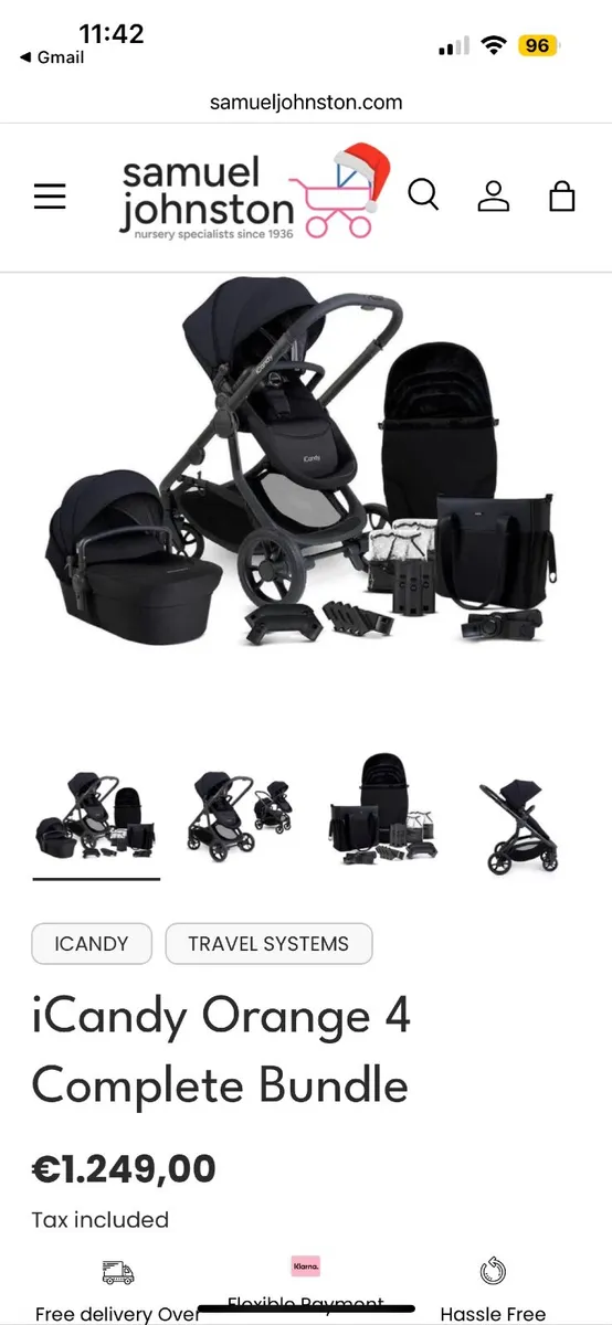 Icandy Orange 4 double travel system - Image 1