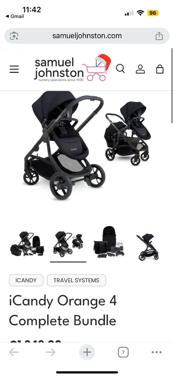 Icandy Orange 4 double travel system - Image 2