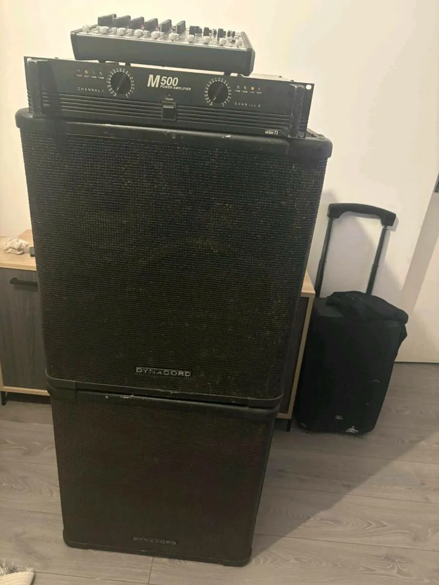 Selling my Dynacord SRX 15.3 series speakers and M - Image 2