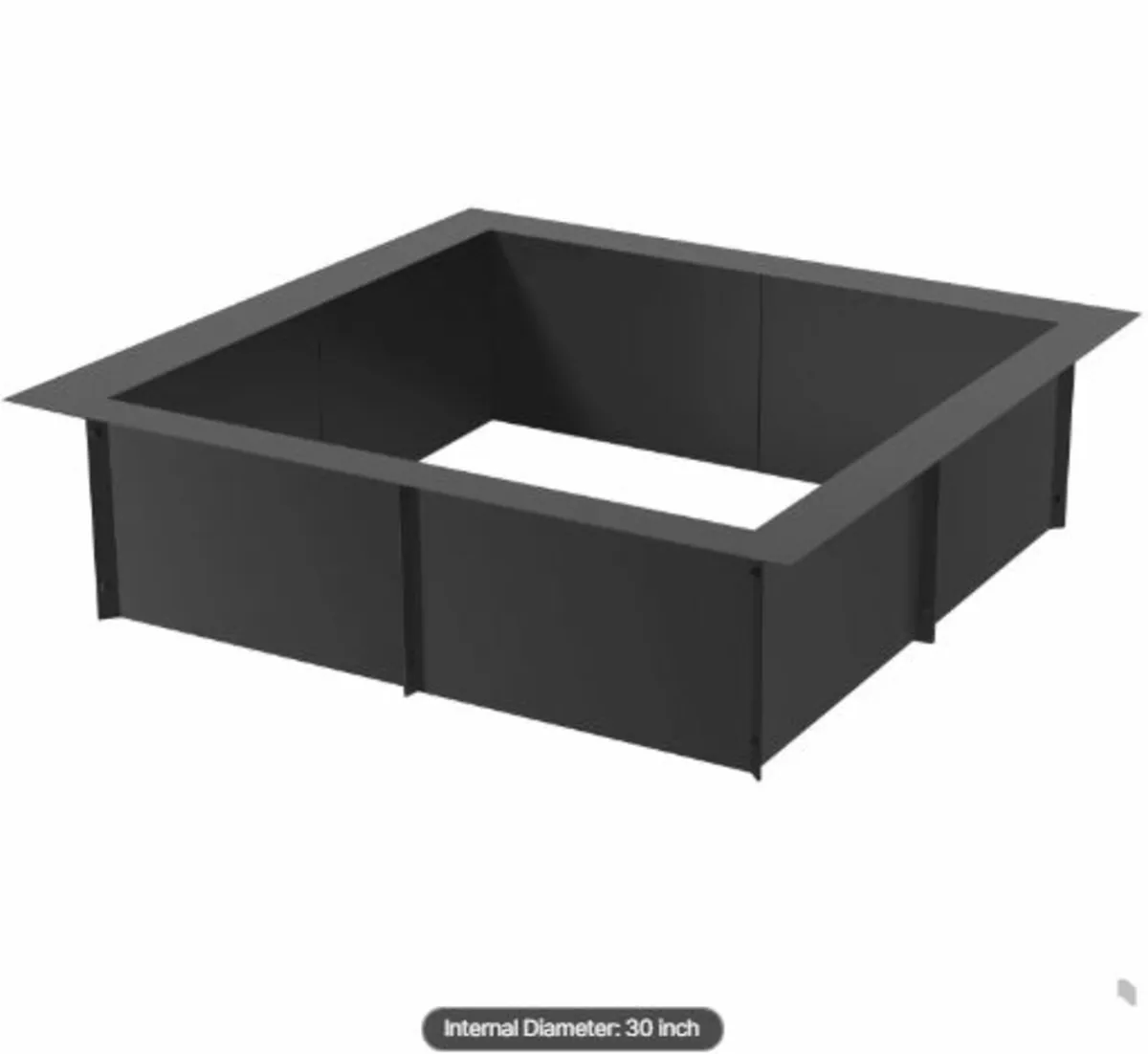 Fire Pit Ring,36x36 in Outer/30x30in Inner Diamete - Image 3