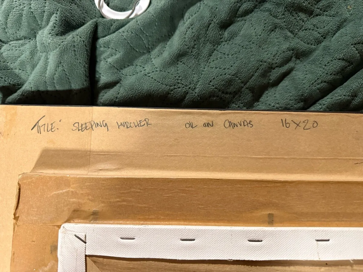 Michael Smyth painting of lurcher - Image 3