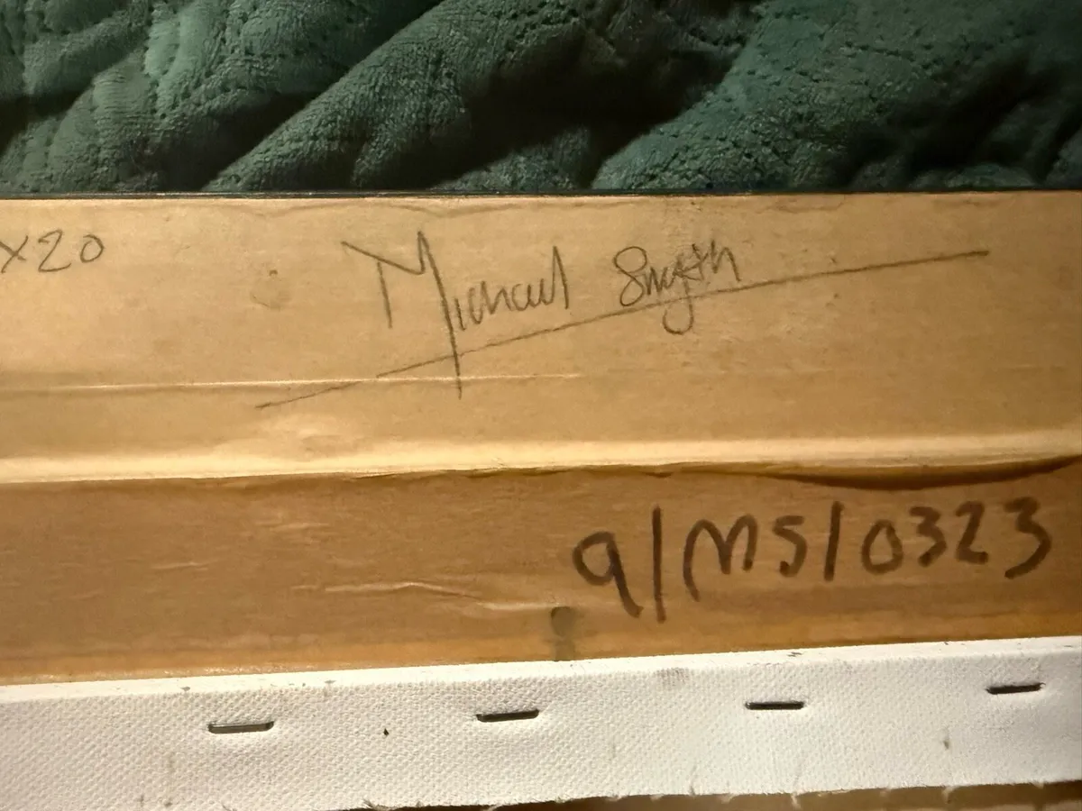 Michael Smyth painting of lurcher - Image 4