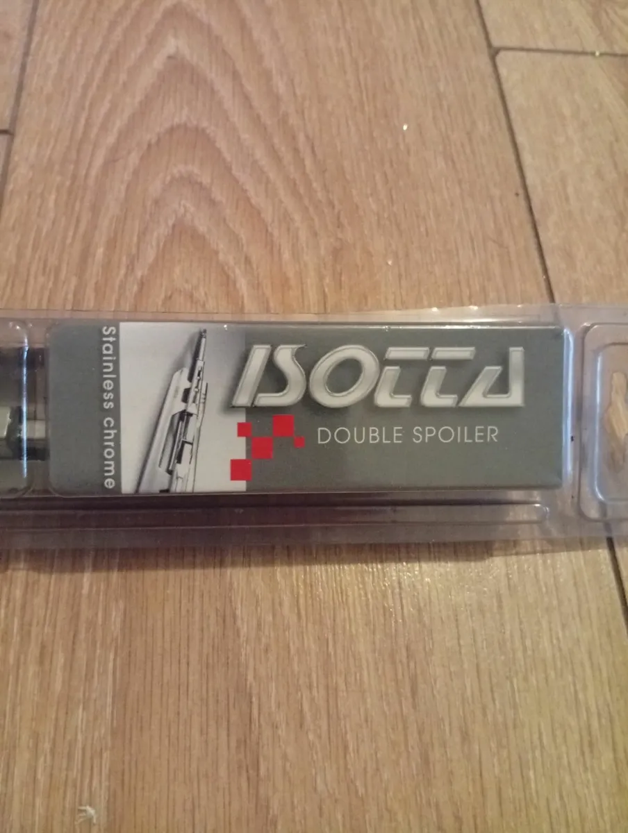 New Italian Car Chrome Wipers Blades pair - Image 2