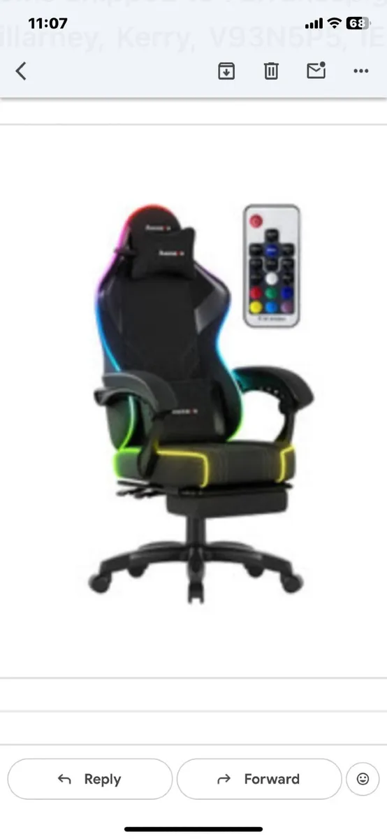 Huzaro Force 3.7 RGB Black Gaming table