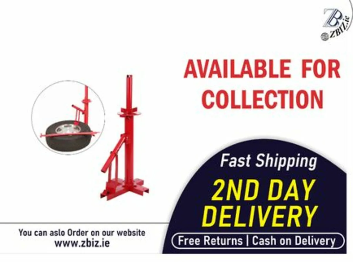 Manual Tire Changer Tool for Car Wheels - Image 1