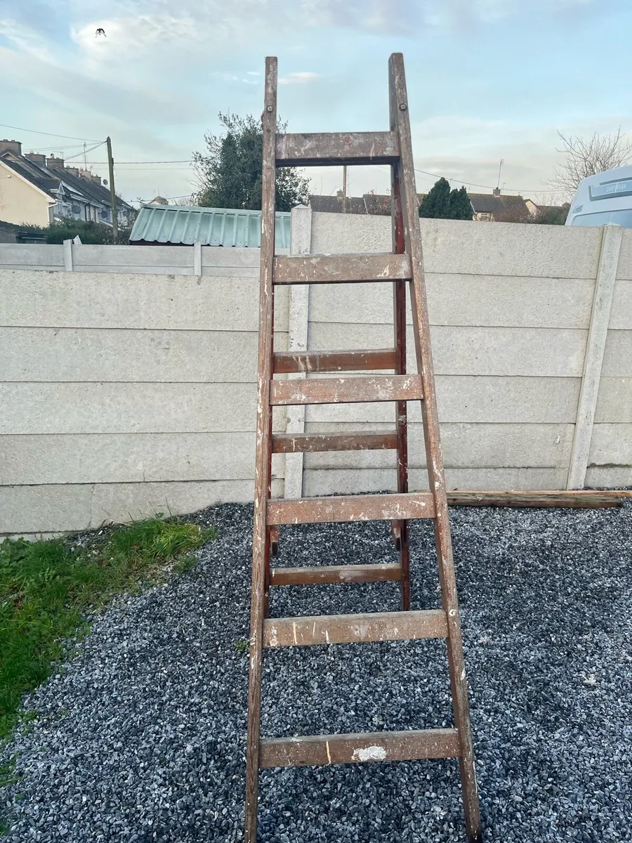 Timber step ladder - Image 1