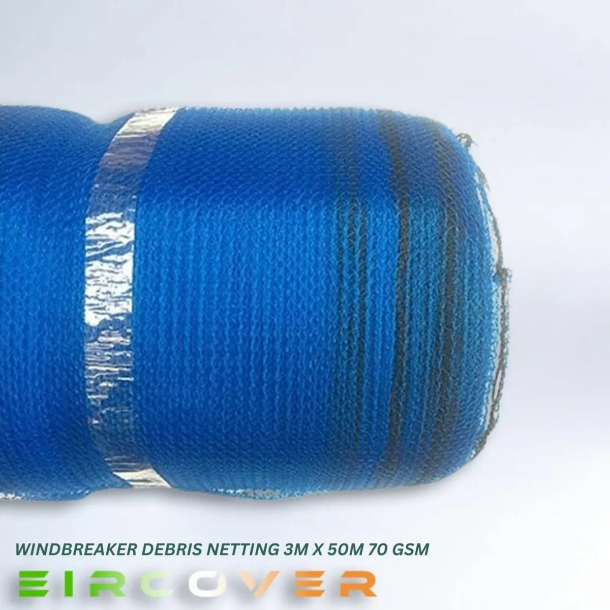 Windbreak Netting - 3m x 50m Standard  50 gsm Blue - Image 2
