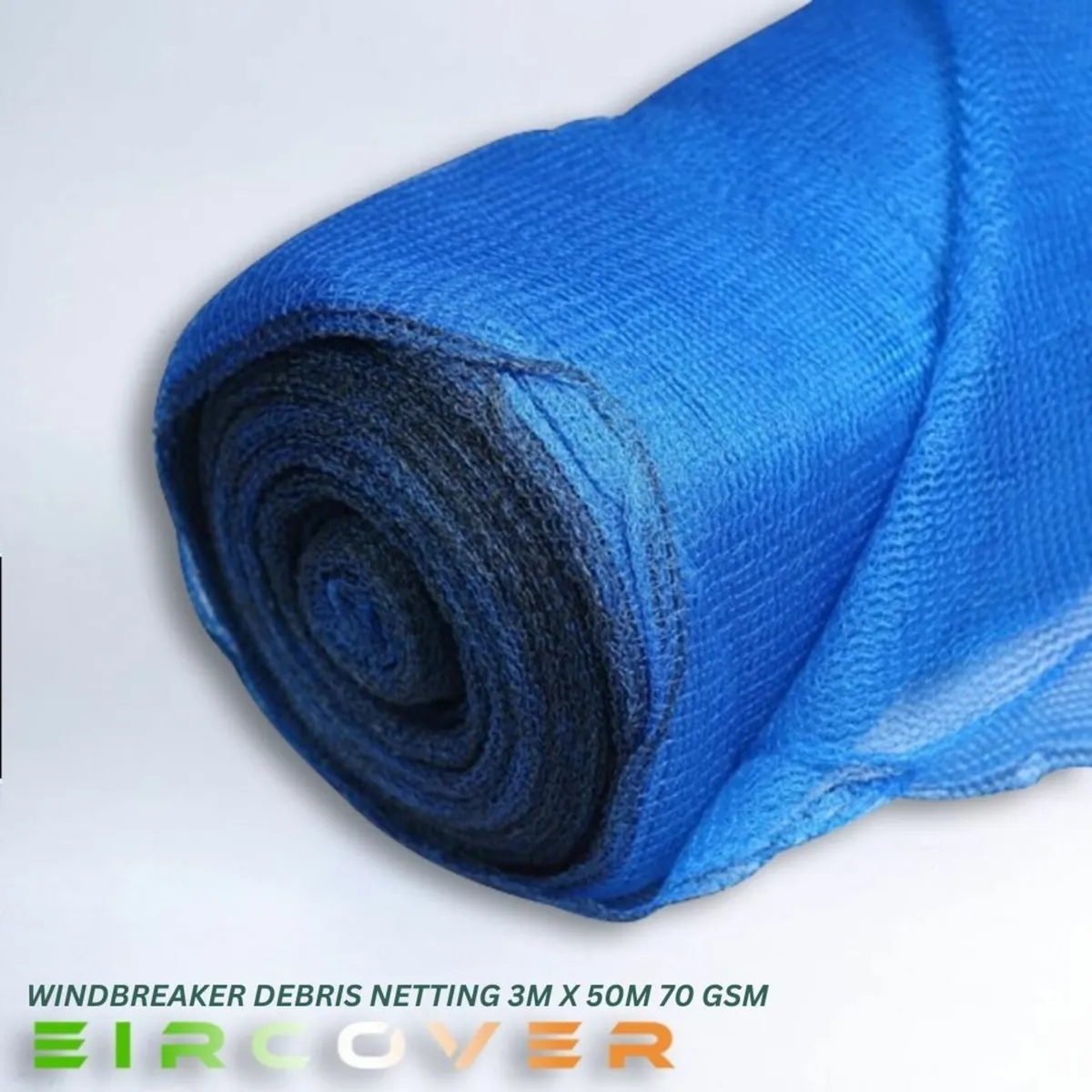 Windbreak Netting - 3m x 50m Standard  50 gsm Blue - Image 3