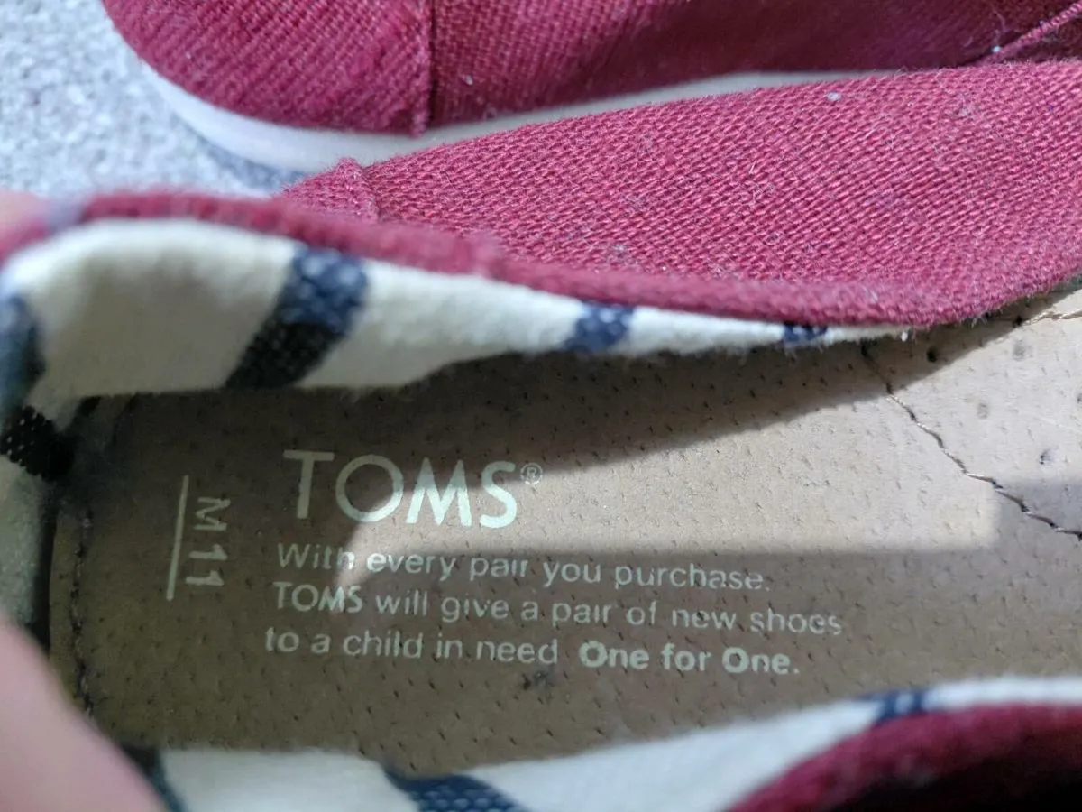 Mens Toms shoes - Image 3