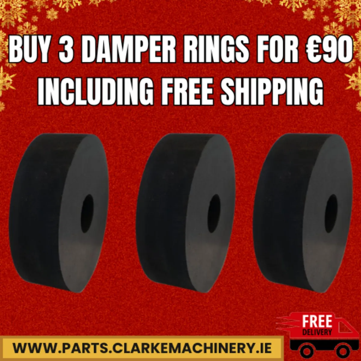 BUY 3 DAMPER RINGS FOR €90 EURO FREE SHIPPING