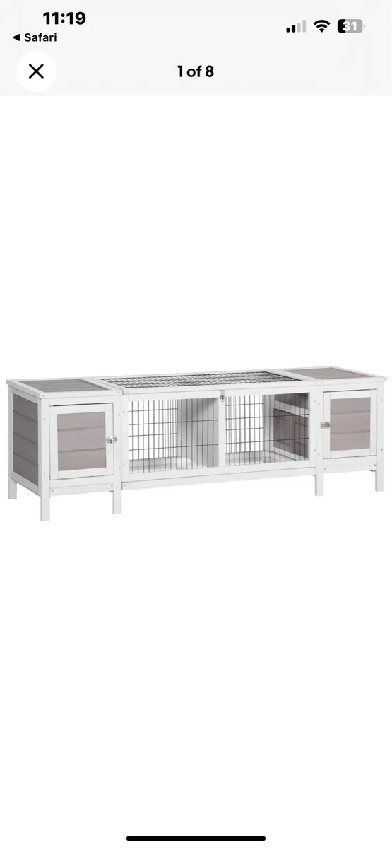 Posh indoor rabbit or guinea pigs indoor hutch - Image 1