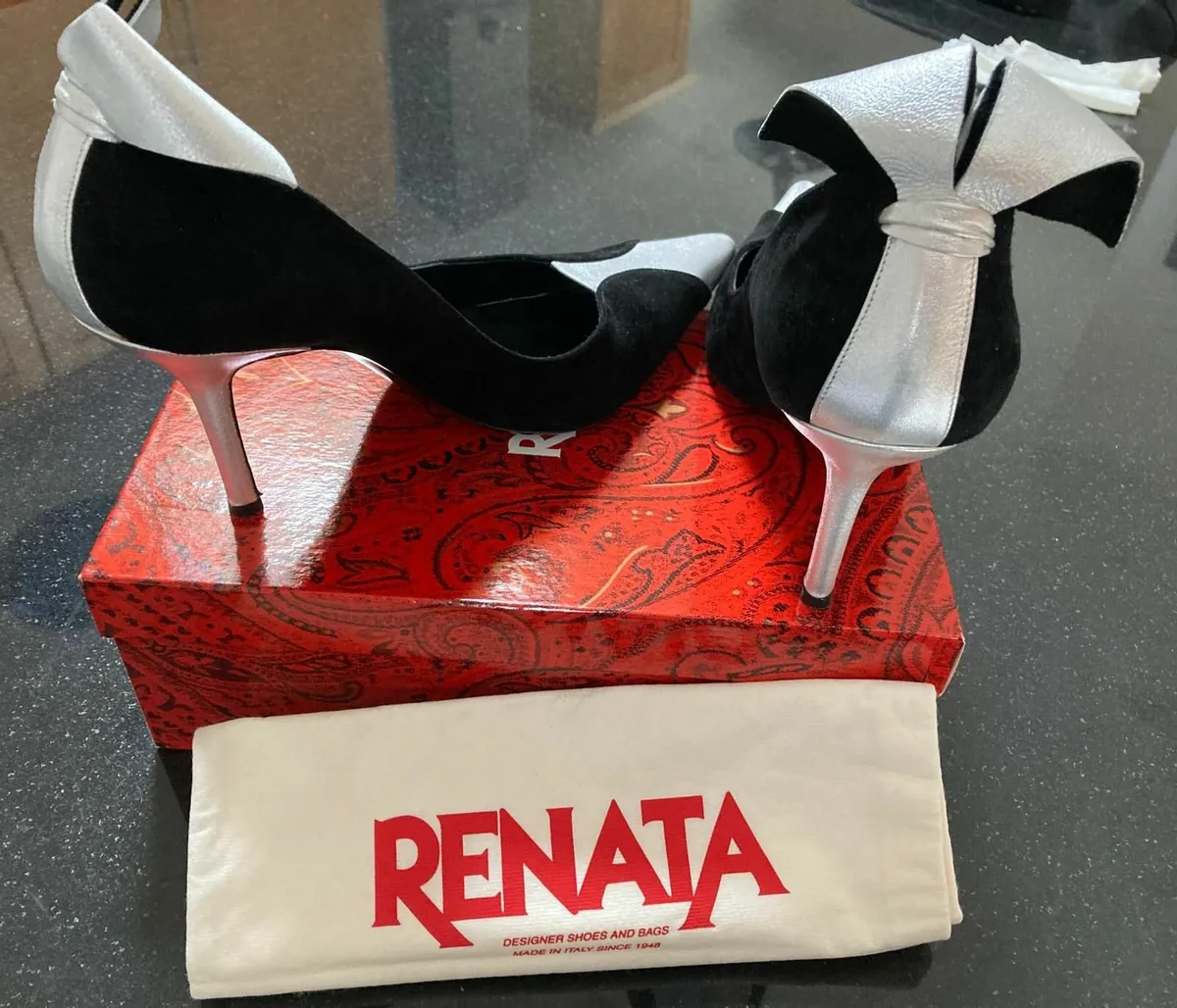 Ladies Italian Made Renata High Heels - Image 2