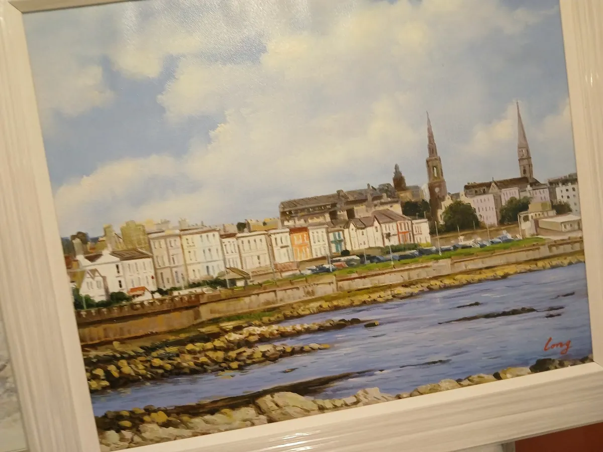 Original oil painting 🖼 dun laoghlire... - Image 1