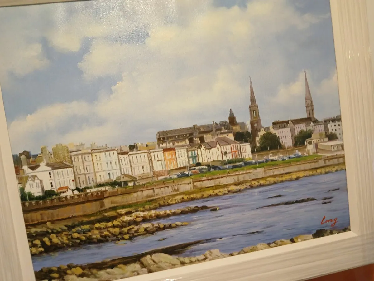 Original oil painting 🖼 dun laoghlire... - Image 2