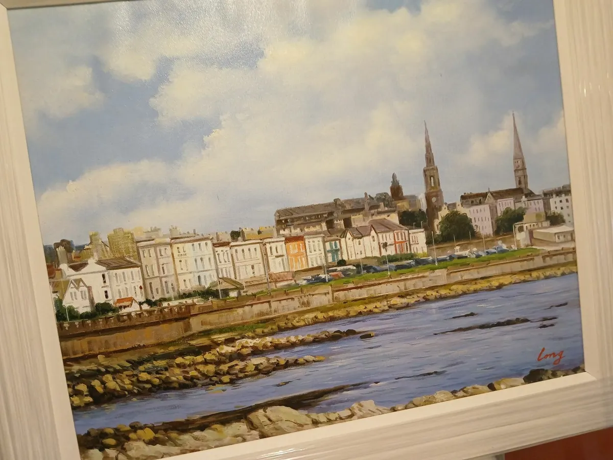 Original oil painting 🖼 dun laoghlire... - Image 3