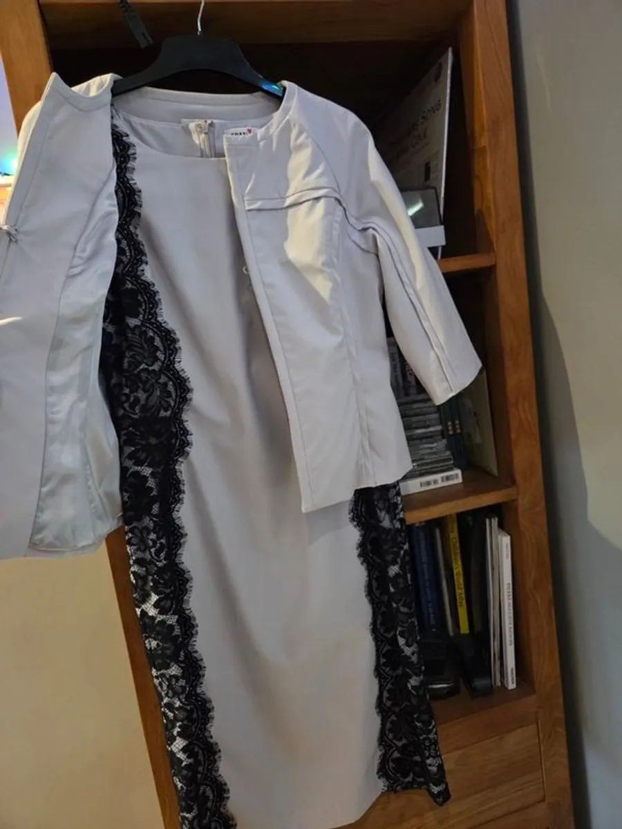 Two Piece Dress And Jacket - Image 3
