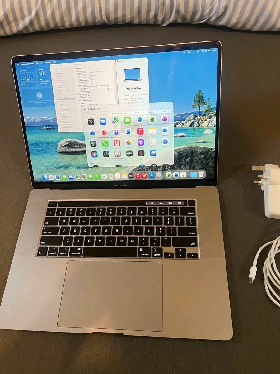 16 Inc Macbook I7 16GB 512GB SSD Office 2025 - Image 1