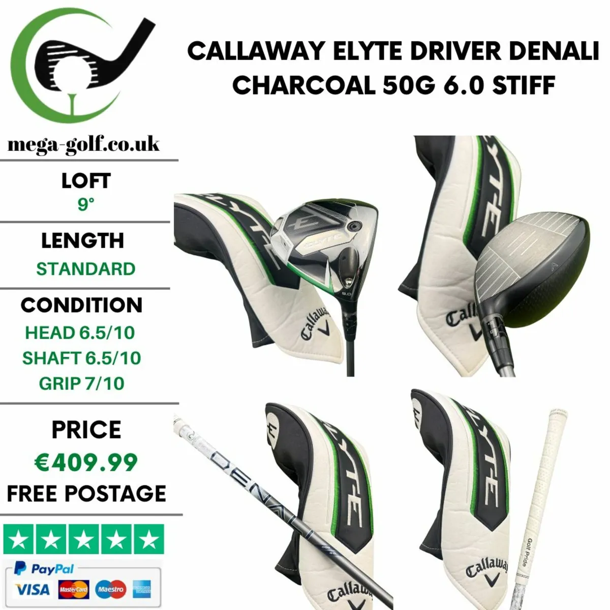 Callaway Elyte Driver / 9° / Stiff - Image 1