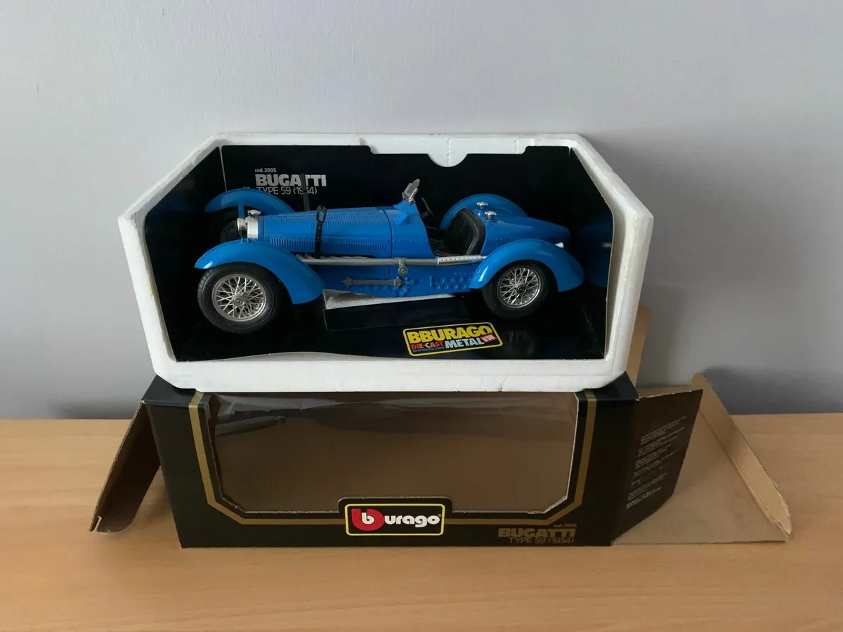 1934 Bugatti Type 59 1/18 Burago Model Car - Image 4