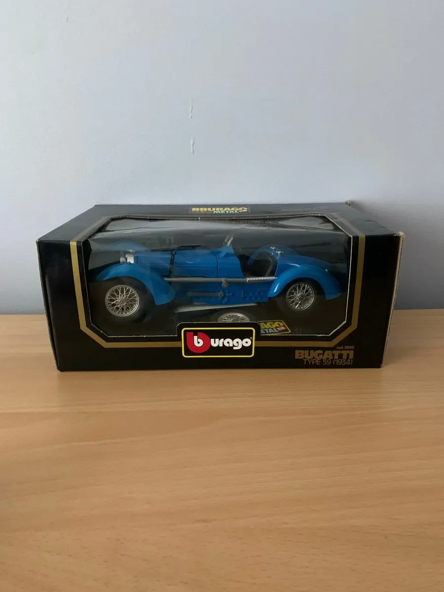 1934 Bugatti Type 59 1/18 Burago Model Car - Image 1