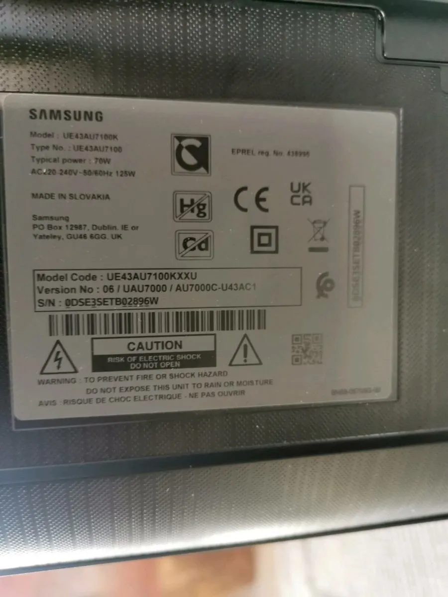 Samsung 43" 4k UHd - Image 2