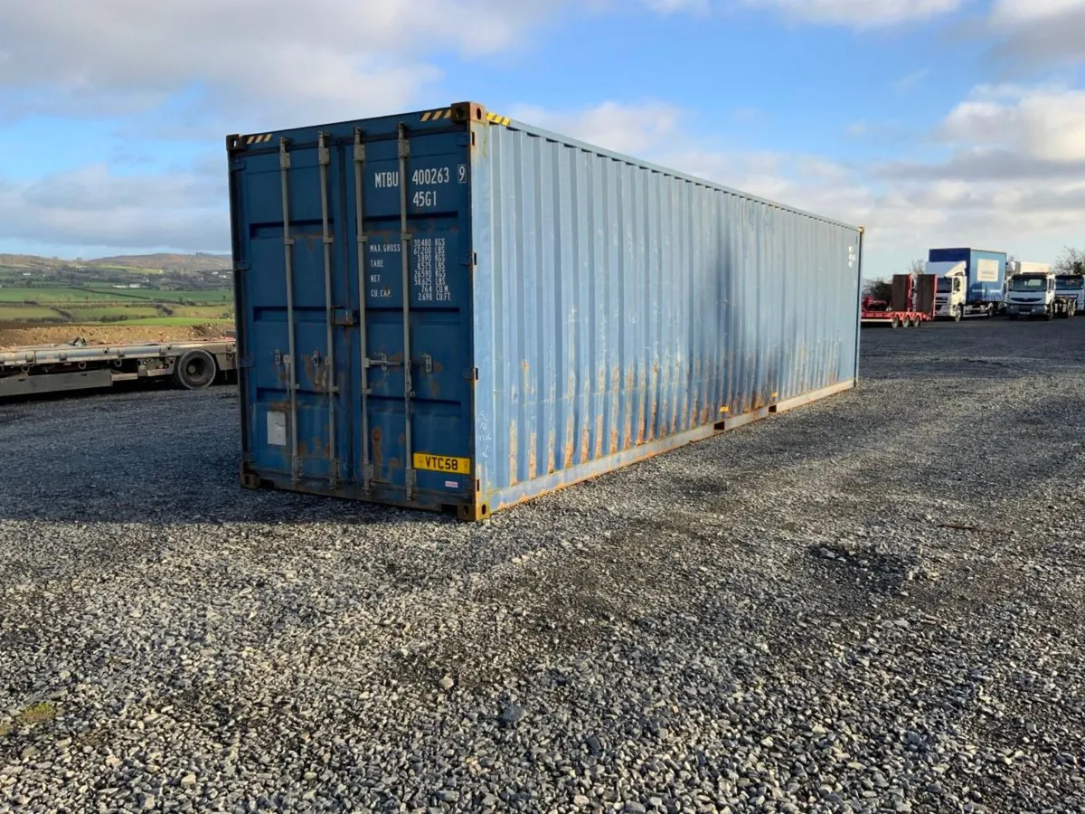 40ft STEEL SHIPPING CONTAINER - Image 1