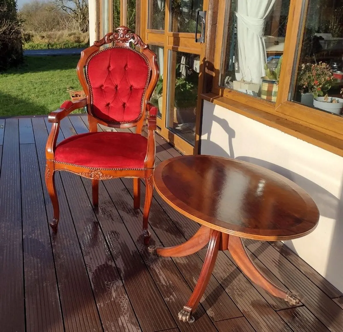 Chair and flip table - after renovation - Image 1