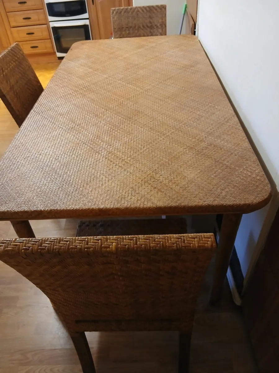 TABLE, CHAIRS, COUCH, AND BED. - Image 2