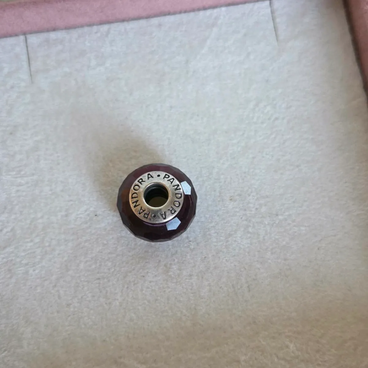 Pandora charm purple murano glass - Image 3