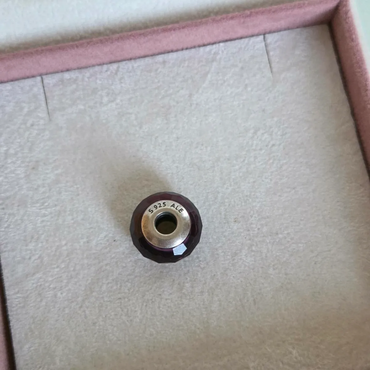 Pandora charm purple murano glass - Image 4