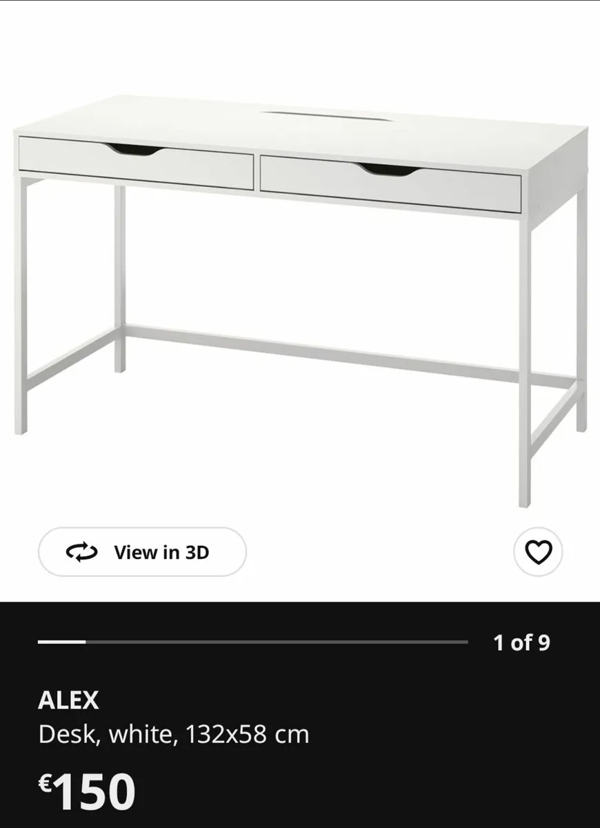 Desk Alex Ikea - Image 3