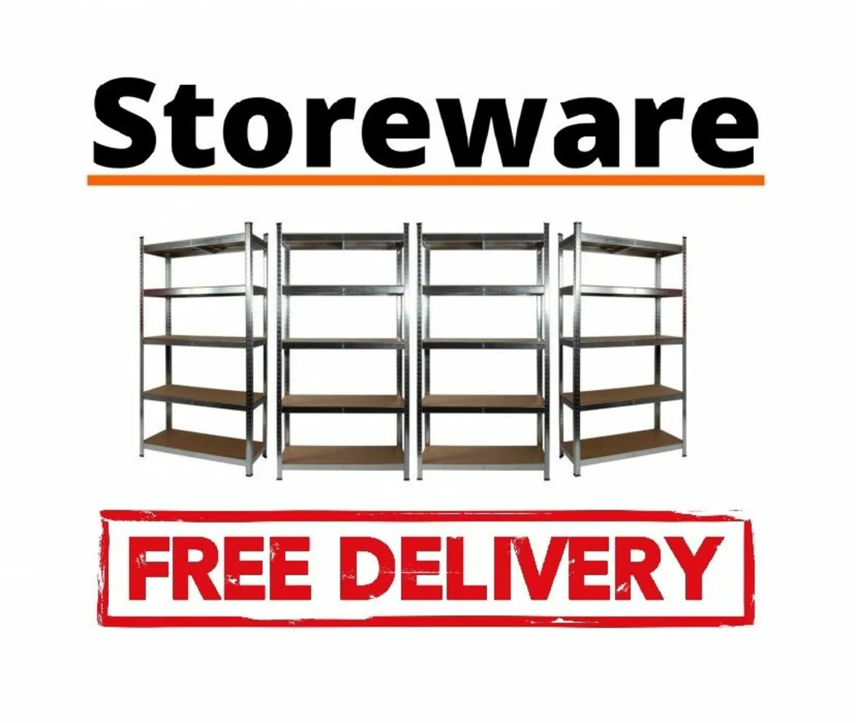 Freestanding 5 Layer Shelving Racking New Shelves - Image 1