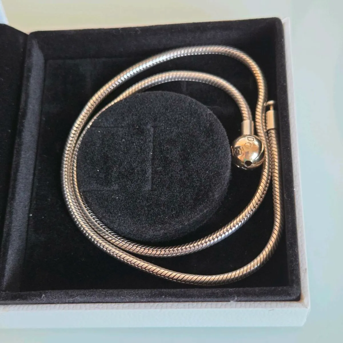 Pandora necklace moments claps rose gold - Image 3