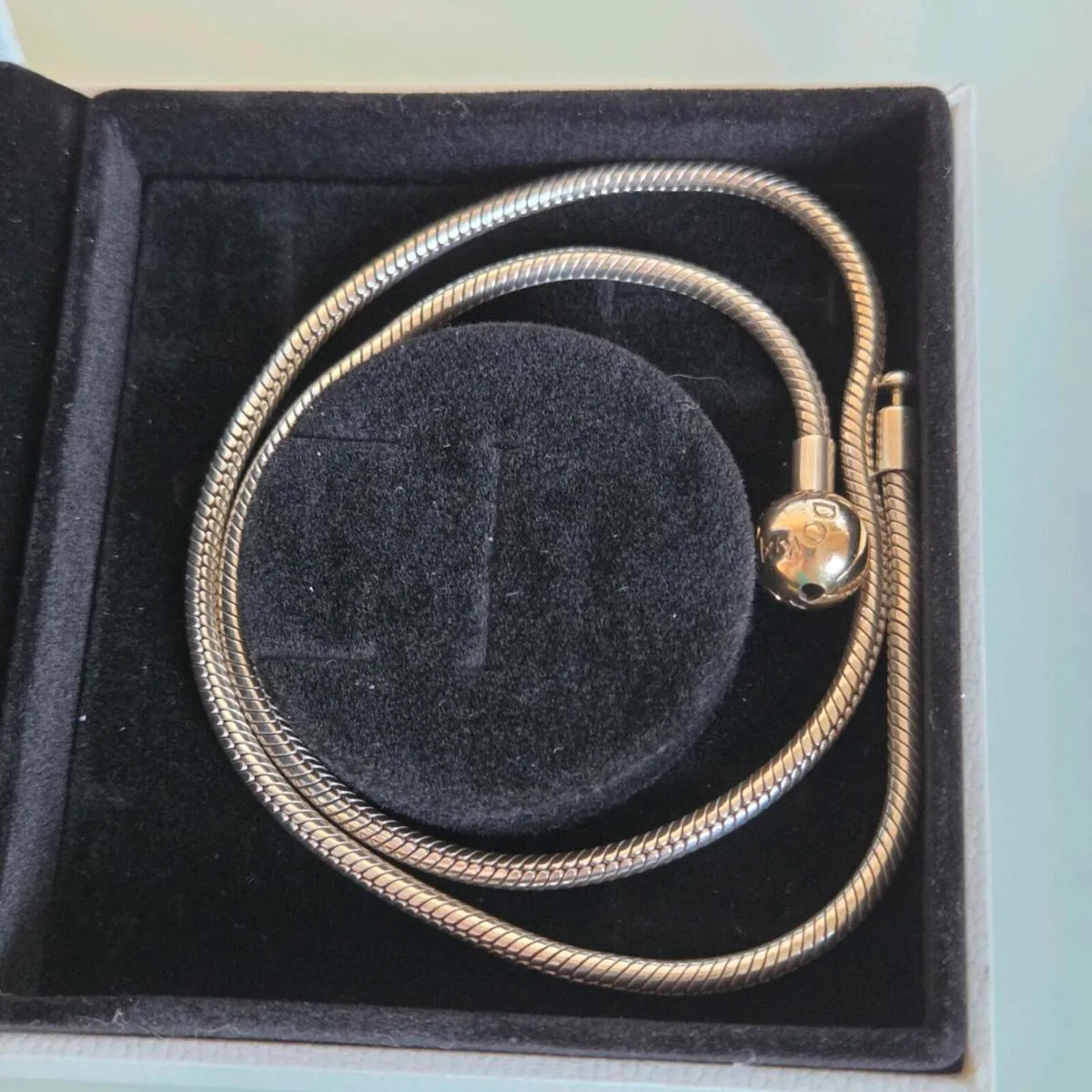 Pandora necklace moments claps rose gold - Image 4