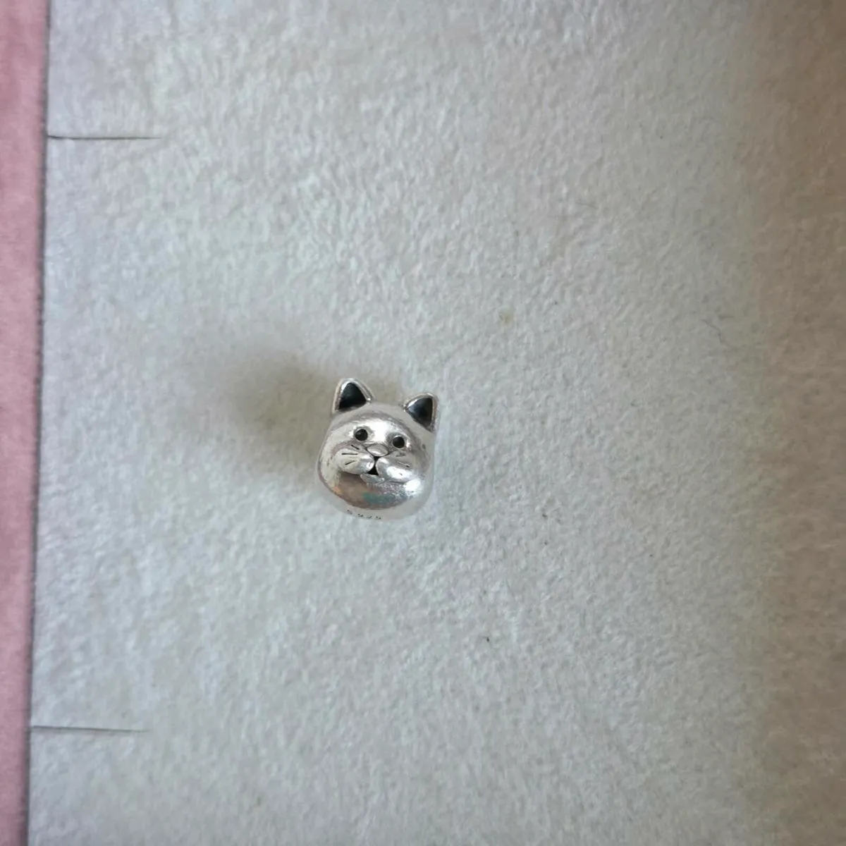 Pandora charm head cat perfect condition fully hal - Image 1