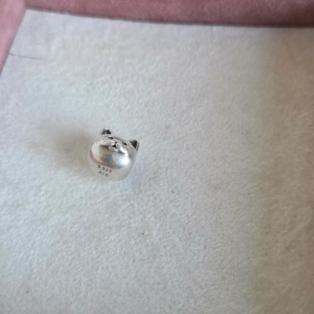 Pandora charm head cat perfect condition fully hal - Image 4