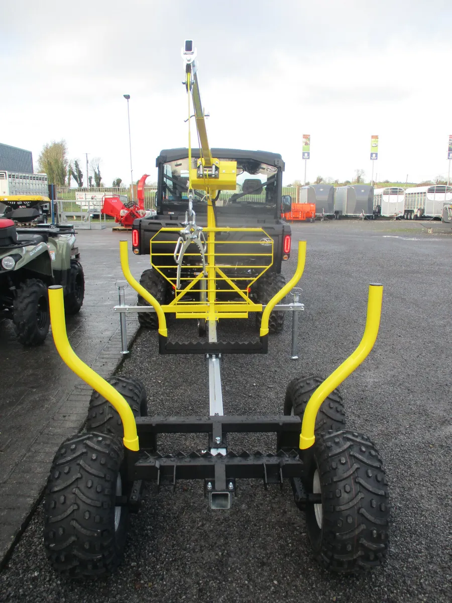 ATV / UTV Log Timber Trailer Log Crane log grab - Image 3