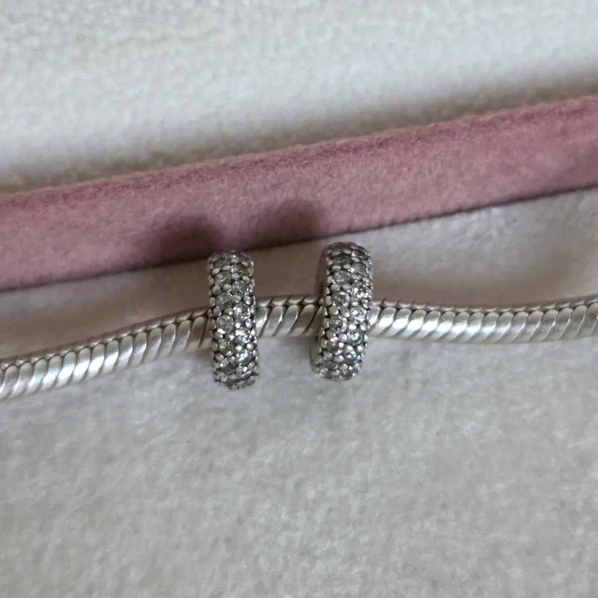 Pandora separately charm sparkly clear - Image 1