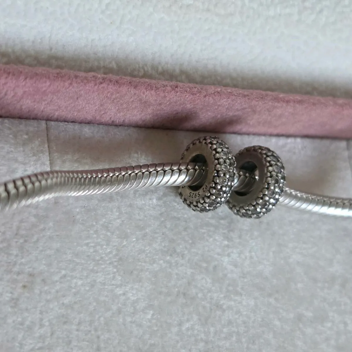 Pandora separately charm sparkly clear - Image 2