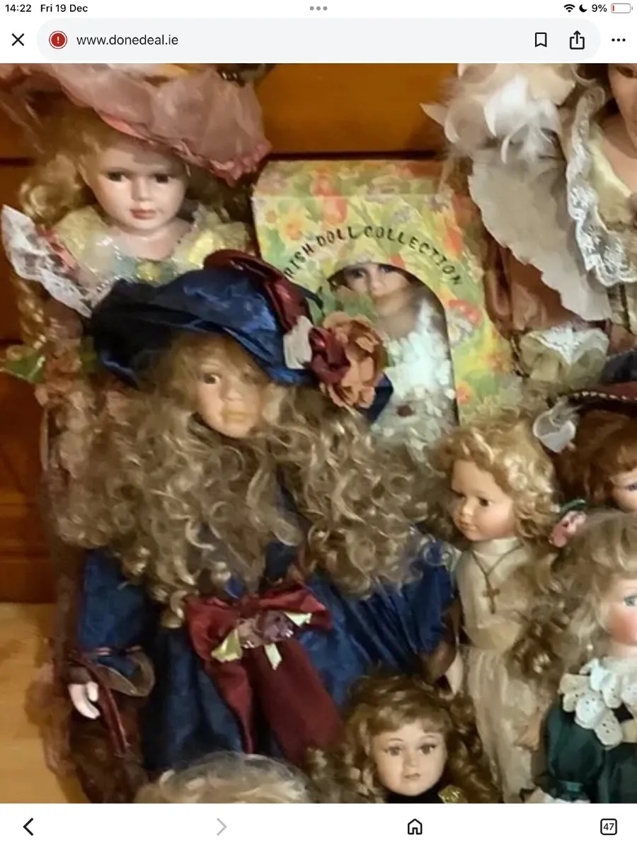 Collection of vintage porcelain dolls - Image 3