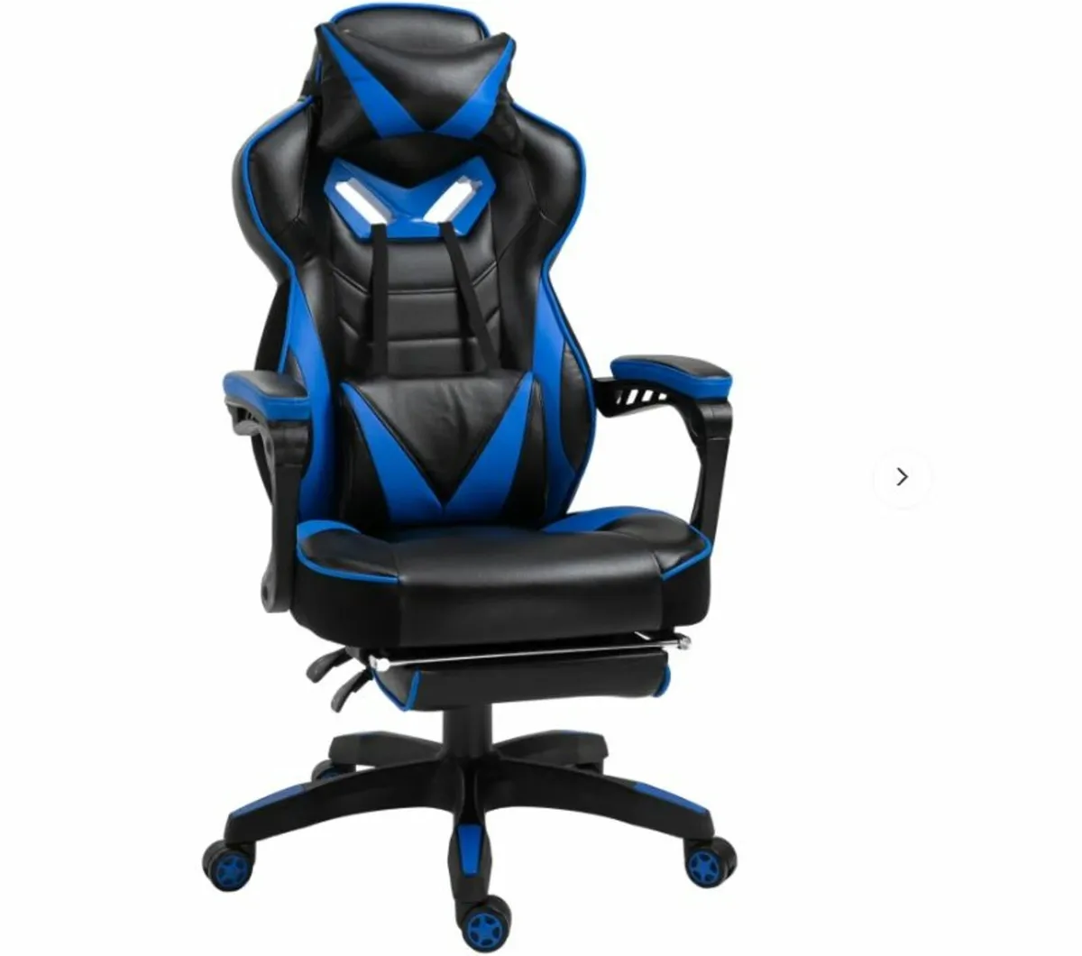 Vinsetto Faux Leather Reclining Gaming Chair - Image 1