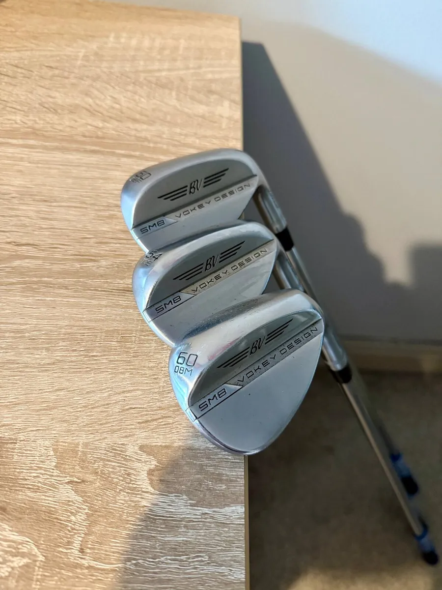 3 x Titleist Vokey SM8 Wedges - Image 1