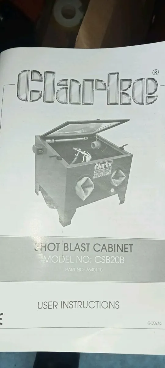 New shot blast cabinet - Image 4